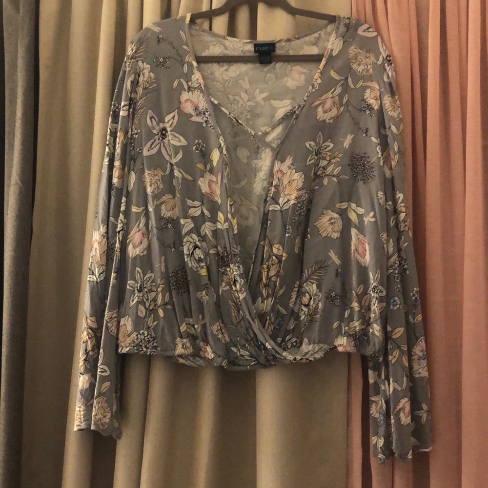 Floral dressy shirt